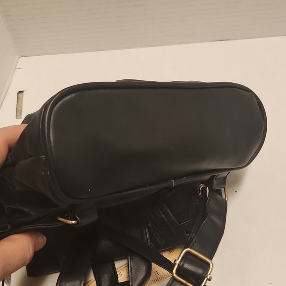 Backpack mini purse guine leather body simulated trim main image 10